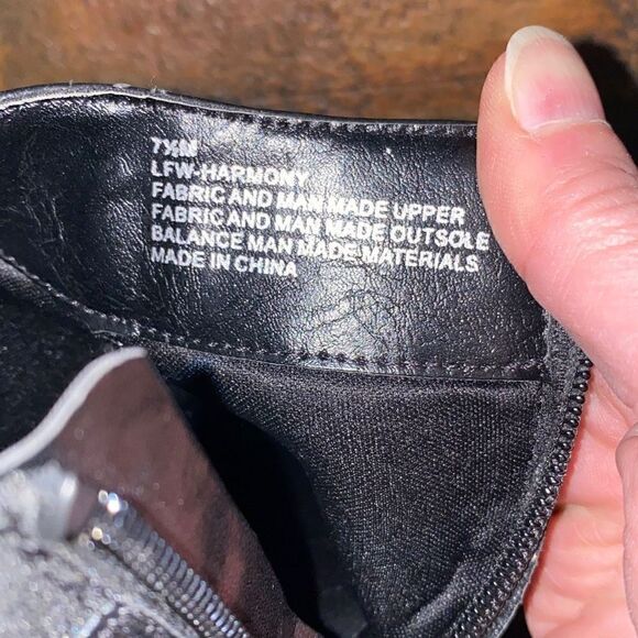 London Fog collection water resistant black ankle boots LFW-HARMONY size 7 NEW - Picture 11 of 13